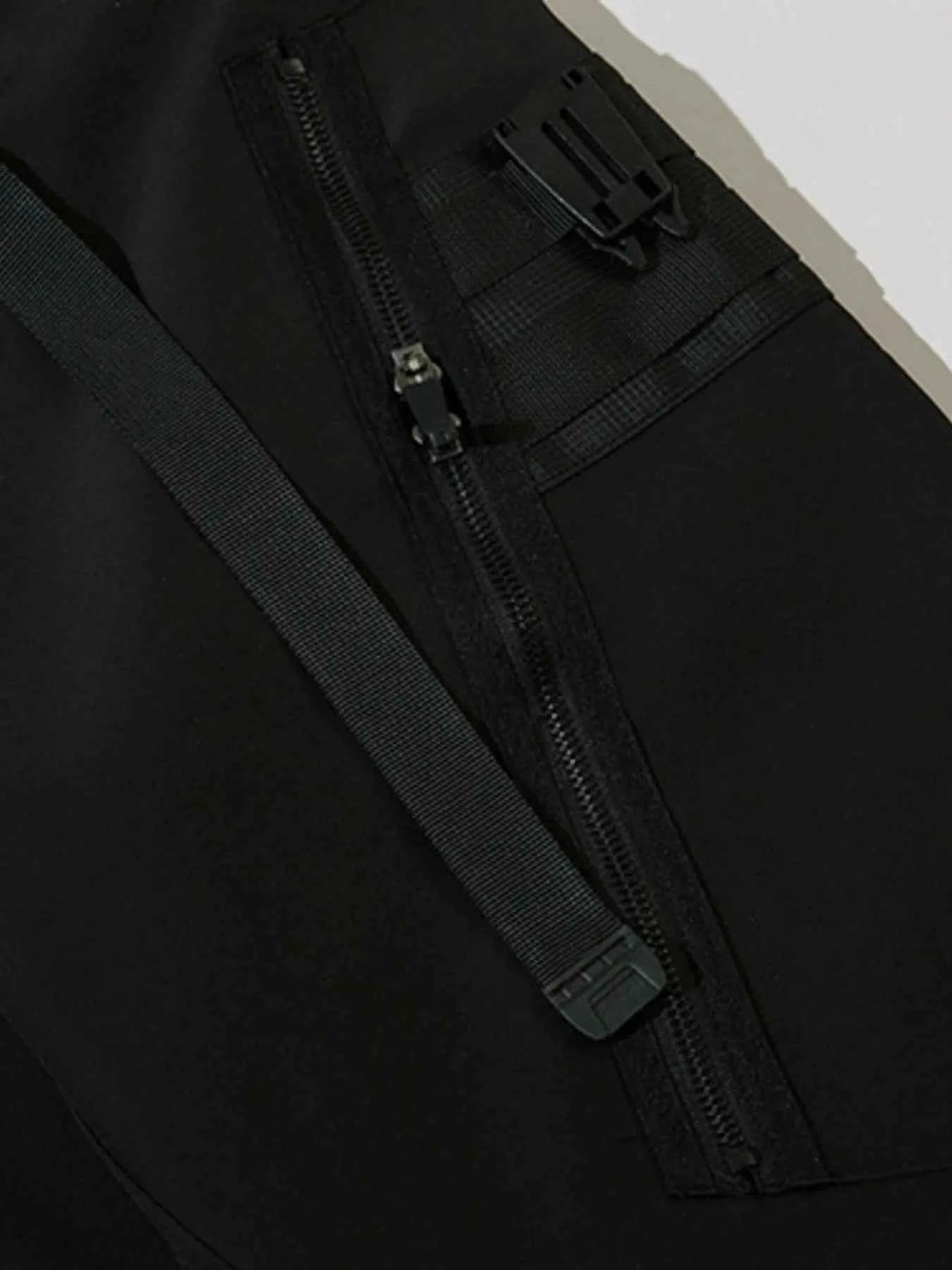 Men's Cargo Joggers with Zip Pockets